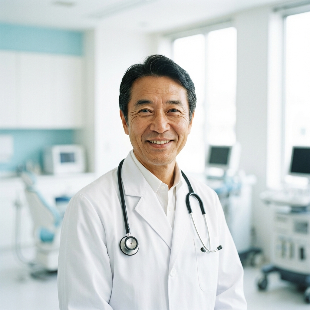 優しい笑顔の院長
