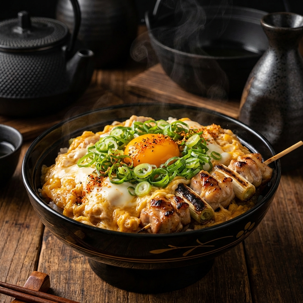炎の親子丼