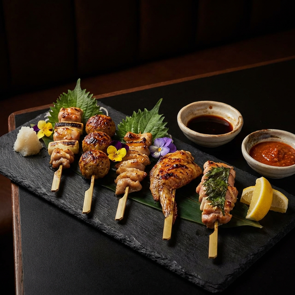 特選焼き鳥5種盛り